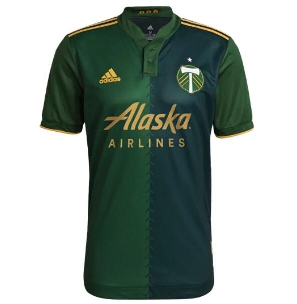 2021/22 Portland Timbers Home Kit Soccer Jersey Player Version